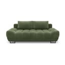 Zielona 3-osobowa sofa rozkładana Windsor & Co Sofas Cumulus