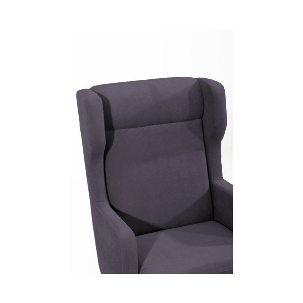 Szary fotel Max Winzer Bennet Suede-image-1