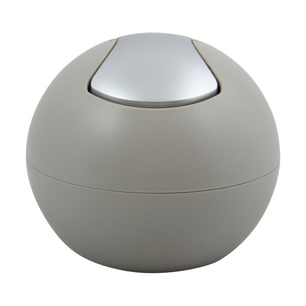 Szarobrązowy plastikowy kosz na śmieci 1 l   Bowl Matt – Spirella