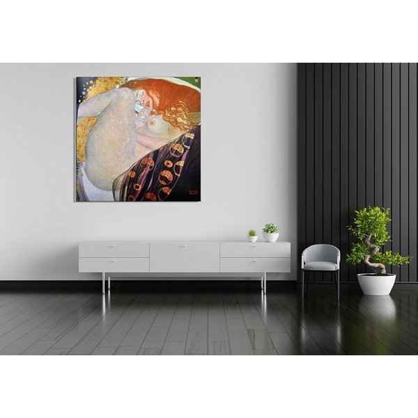 Obraz – reprodukcja 70x70 cm Danae, Gustav Klimt – Fedkolor-image-1