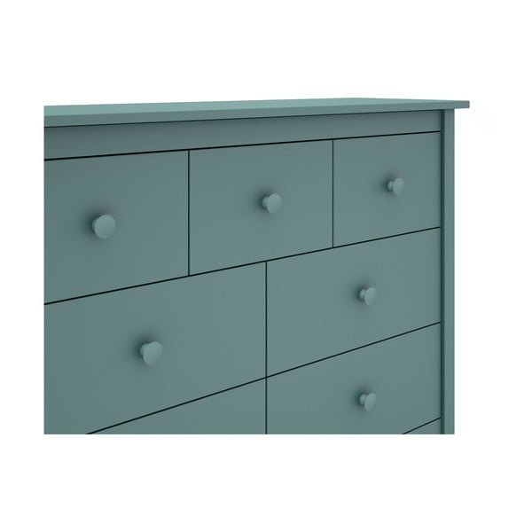 Morska niska komoda dziecięca z drewna sosnowego 110x80 cm Max – Marckeric-image-1