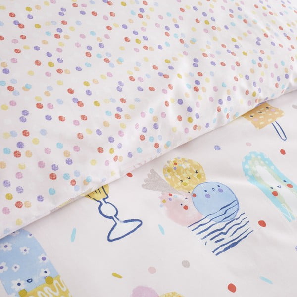 Pościel dziecięca do łóżeczka 120x150 cm Ice Cream Fundae – Catherine Lansfield-image-4