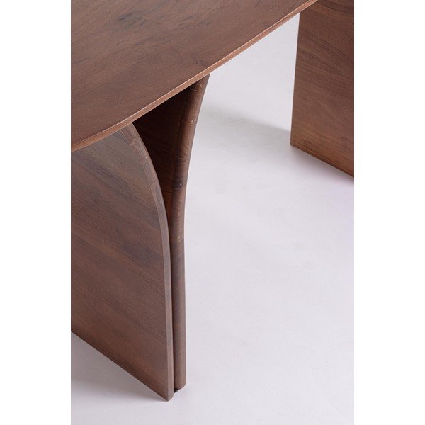 Konsola z litego drewna mango w ciemnym naturalnym kolorze 40x137 cm Dalton – Bizzotto-image-4