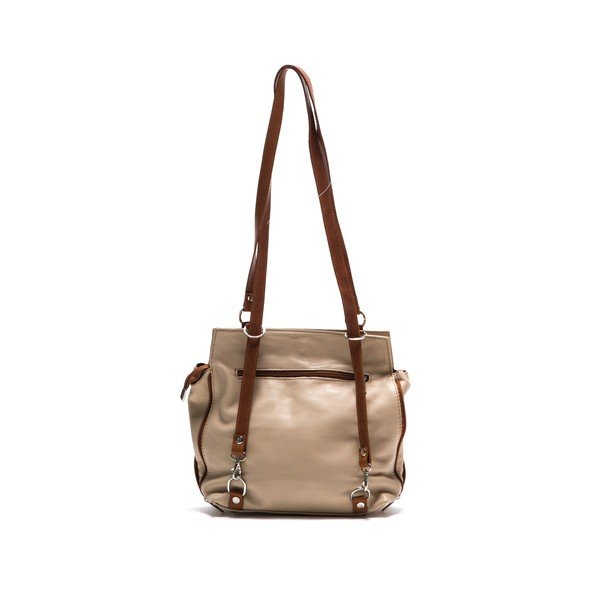Skórzana torebka Anna Luchini 2139 Beige-image-2