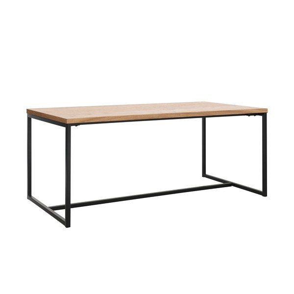 Stół z blatem w dekorze dębu 90x180 cm Rivoli – Unique Furniture