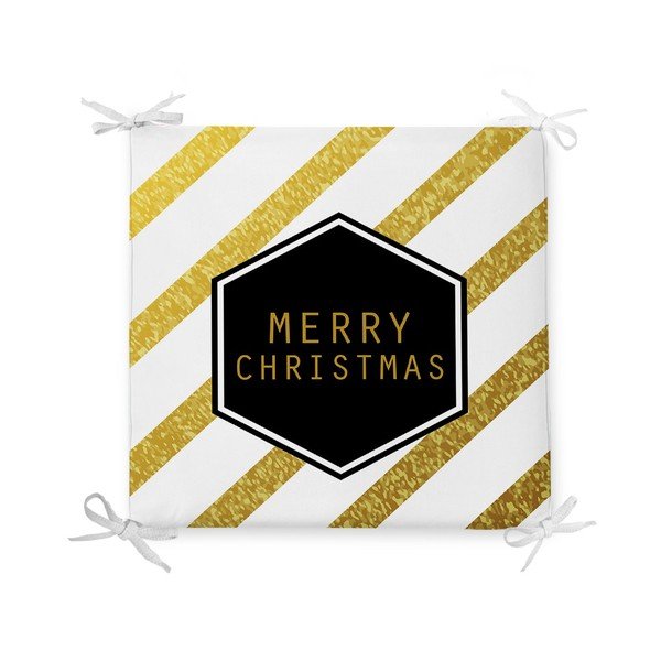 Poduszka na krzesło z domieszką bawełny Minimalist Cushion Covers Sweet Xmas, 42x42 cm