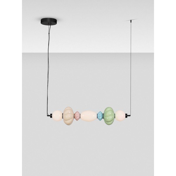 Lampa wisząca LED ceramiczna ze ściemniaczem z ceramicznym kloszem/ze szklanym kloszem Oneta – Nova Luce-image-4