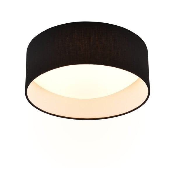 Czarna lampa sufitowa LED ø 30 cm Locarno – Reality-image-1