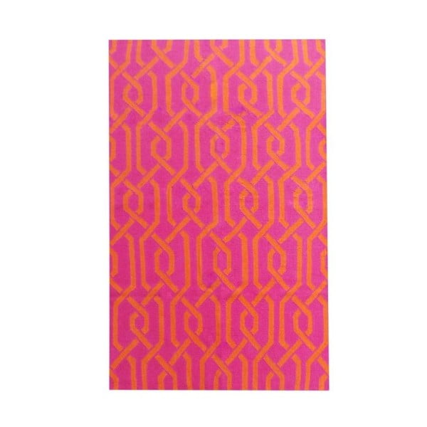 Ręcznie tkany dywan Kilim Modern 37 Pink, 150x240 cm