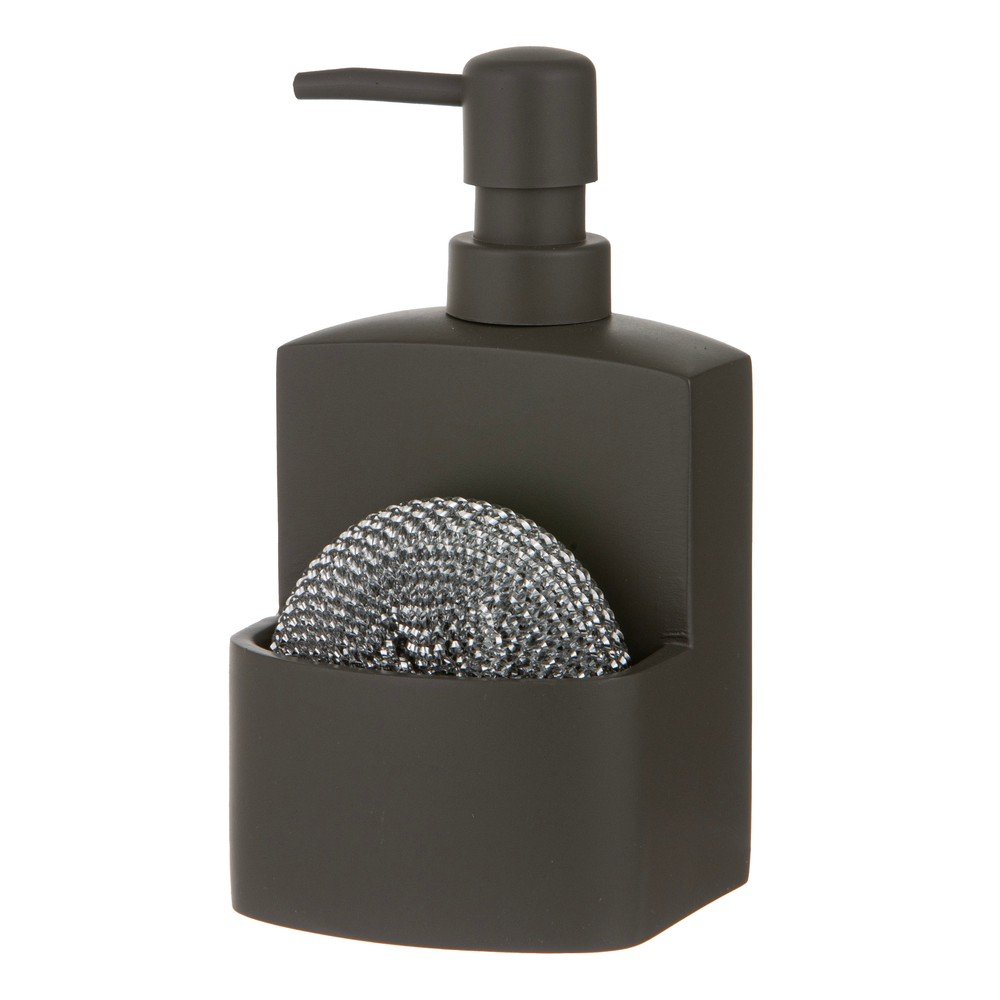 Ciemnoszary dozownik do mydła z żywicy polimerowej 250 ml Essentials – Ladelle