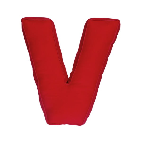 Poduszka w kształcie litery V, czerwona