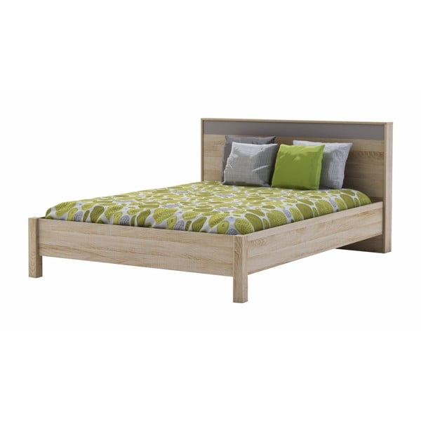 Łóżko dwuosobowe w kolorze drewna 13Casa Grant, 160x200 cm