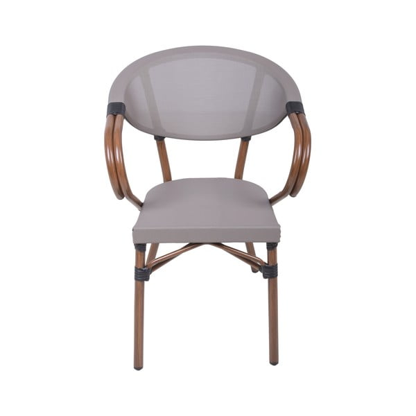 Beżowe metalowe krzesło ogrodowe Toskana – Garden Pleasure