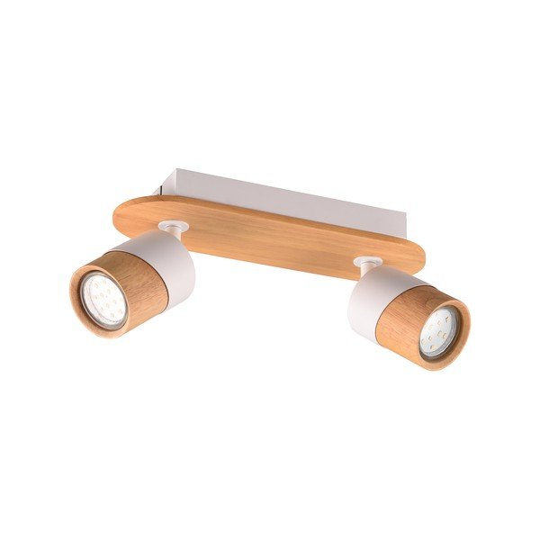 Biało-brązowa lampa sufitowa ø 6 cm Aruni – Trio-image-2