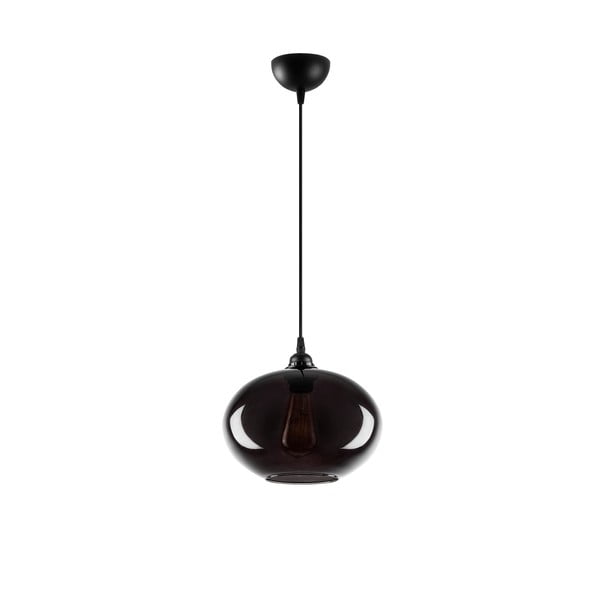 Lampa wisząca ze szklanym kloszem ø 27 cm Smoked – Opviq lights