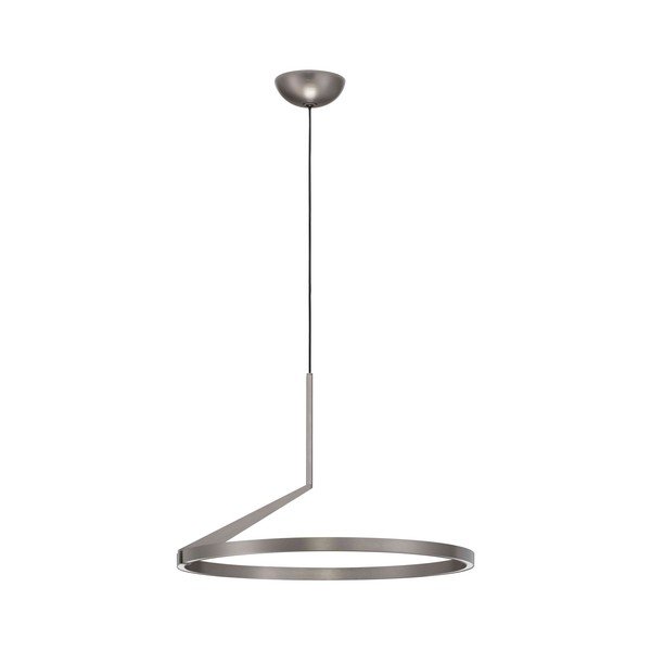 Aluminiowa lampa wisząca LED ze ściemniaczem w kolorze srebra ø 60 cm Tilia – Nova Luce
