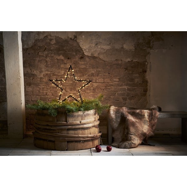 Czarna dekoracja świetlna ze świątecznym motywem Spiky – Star Trading-image-2