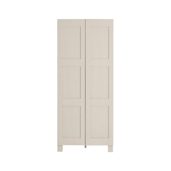 Szarobeżowa szafa z płyty MDF wisząca 80x190x61 cm Ben – Ellos Home-image-4