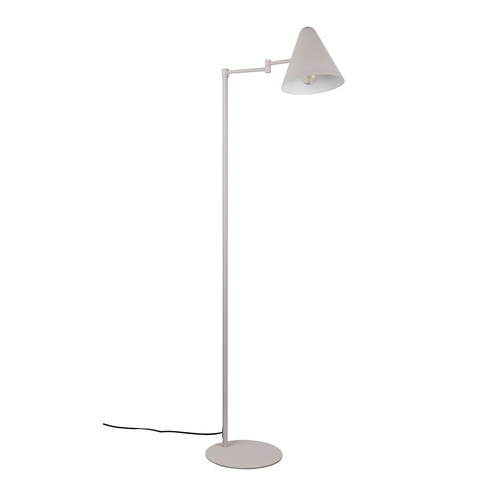 Lampa stojąca z elastyczną konstrukcją w kolorze kości słoniowej (wysokość 126,5 cm) Cosima – Trio