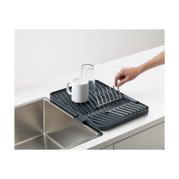 Szary ociekacz do naczyń Joseph Joseph Flin-Up-image-3