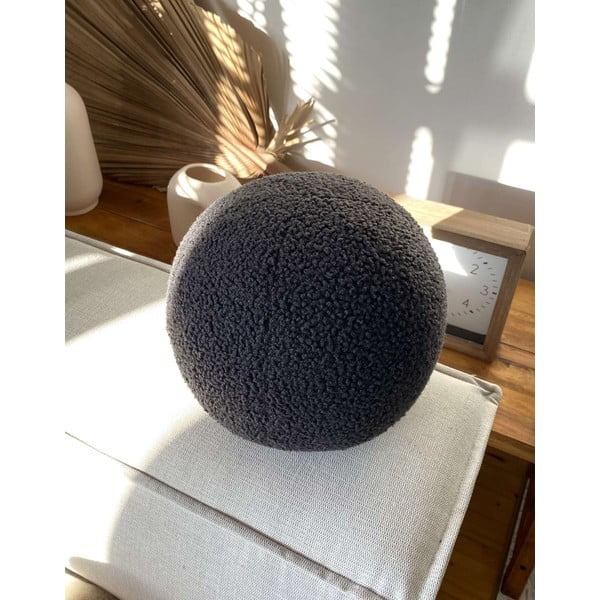 Poduszka dekoracyjna z materiału bouclé ø 25 cm Top – Mioli Decor-image-2