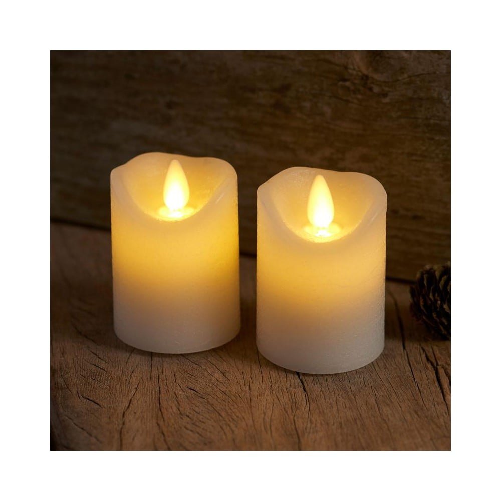 Świeczki LED zestaw 2 szt. (wysokość 6,5 cm) Sara Mini – Sirius (zdjęcie 3)