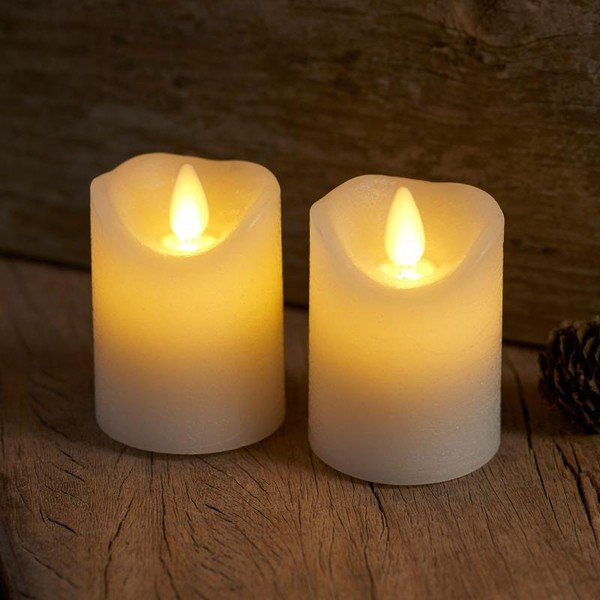 Świeczki LED zestaw 2 szt. (wysokość 6,5 cm) Sara Mini – Sirius-image-2