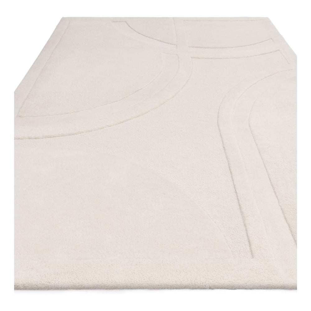 Biały dywan wełniany 200x290 cm Olsen – Asiatic Carpets (zdjęcie 6)