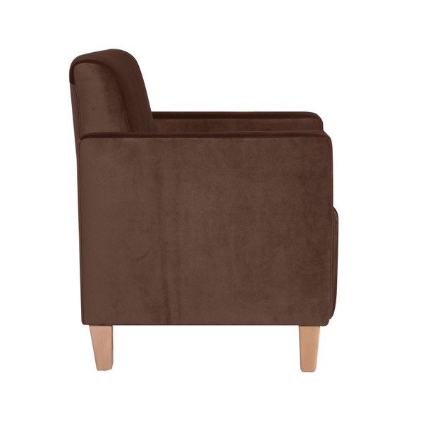 Brązowy fotel Max Winzer Milla Velvet-image-2