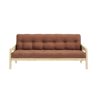 Sofa wielofunkcyjna Karup Design Grab Natural Clear/Clay Brown