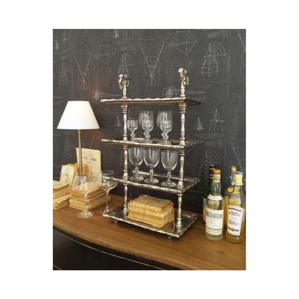 Etażerka 4-piętrowa Orchidea Milano Etagere Old Metal