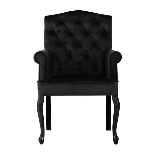 Czarne krzesło L'Officiel Bella