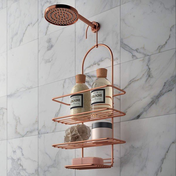 Łazienkowa półka wisząca Metaltex Copper-image-1