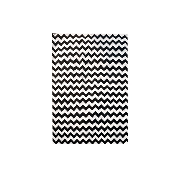 Ręcznie tkany dywan Kilim Design Two Black, 160x230 cm