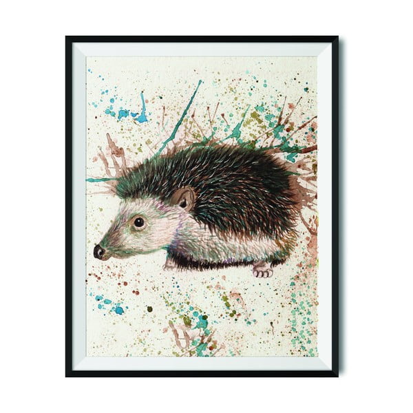 Plakat Wraptious Splatter Hedgehog
