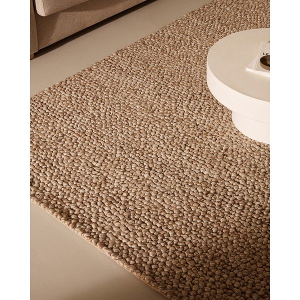 Beżowy dywan wełniany 200x300 cm Lubrin – Kave Home-image-2