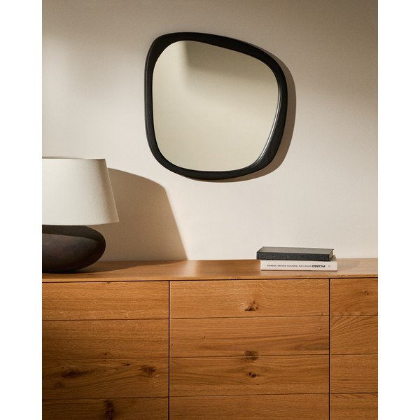 Lustro ścienne z drewnianą ramą 45,5x47 cm Alura – Kave Home-image-1