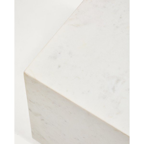 Marmurowy stolik 40x40 cm Sorein – Kave Home-image-4