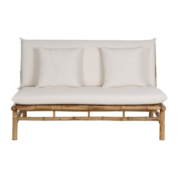 Biała sofa 135 cm Bamboo – Ixia