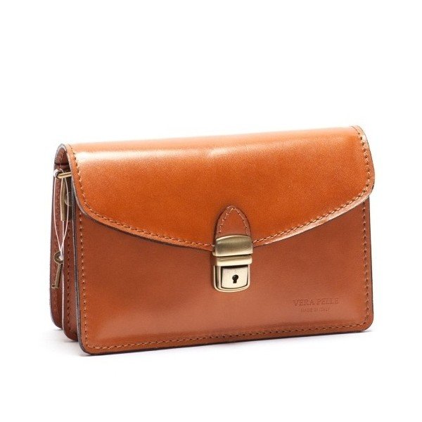 Skórzana torebka Mangotti 3041 Cognac-image-2