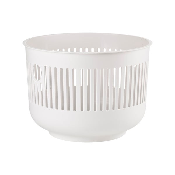 Biały plastikowy kosz na pranie 35 l Ume – Zone