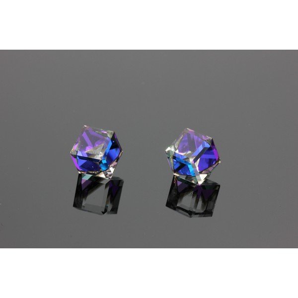 Kolczyki Swarovski Elements Beatiful Helliotrop