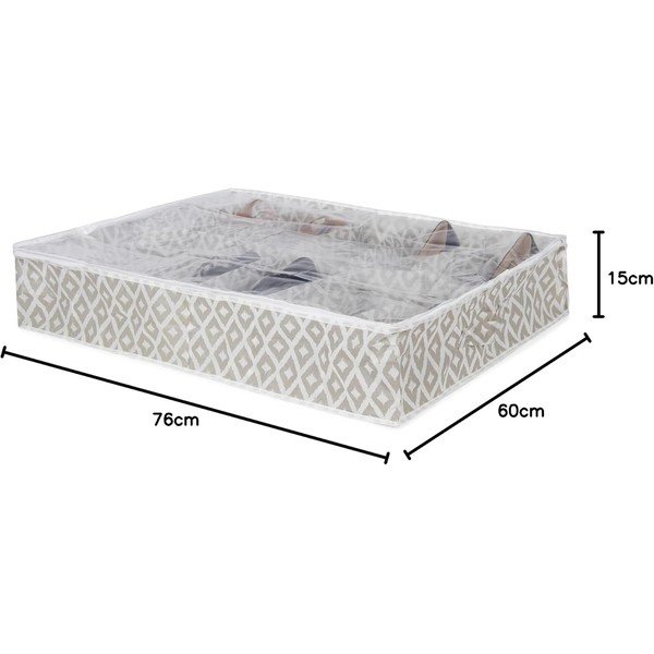 Organizer na buty pod łóżko Compactor Daman Range Shoes Underbed Bag, 76x60 cm-image-2