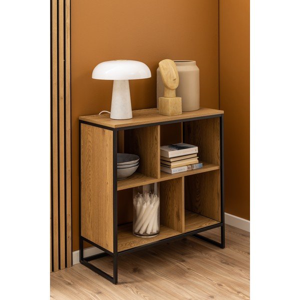 Regał w dekorze dębu 77x79,5 cm Swindon – Actona-image-4