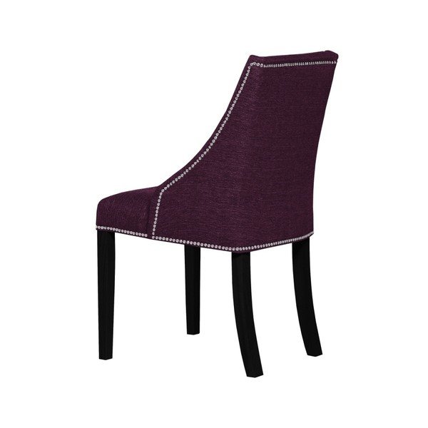 Fioletowe krzesło z czarnymi nogami Ted Lapidus Maison Patchouli-image-2