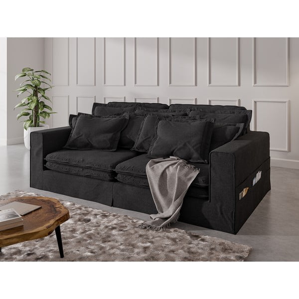 Czarna sofa 236 cm Nora – Ropez-image-2