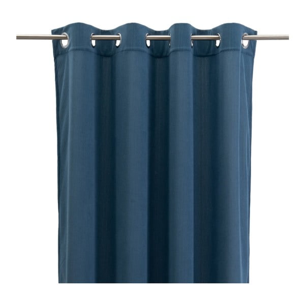 Niebieska zasłona sztruksowa 140x260 cm Merely – Casa Selección