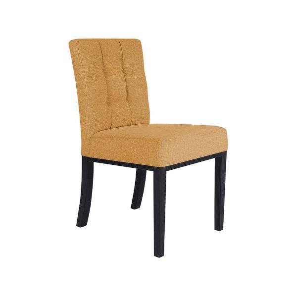 Żółte krzesło Micadoni Home Fabio-image-1