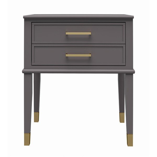 Ciemnoszara szafka nocna Westerleigh – CosmoLiving by Cosmopolitan-image-2