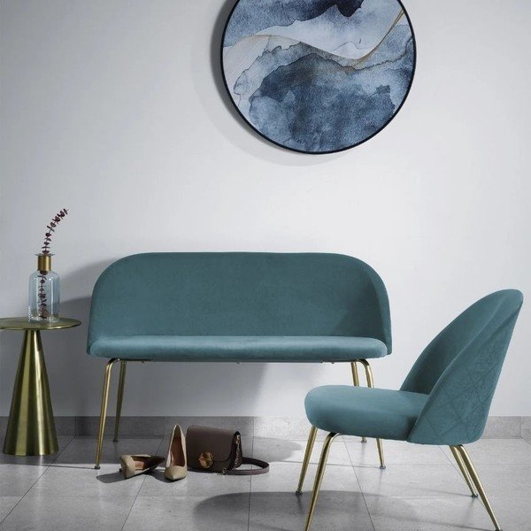 Aluminiowy okrągły stolik ø 39 cm Rhet – Kave Home-image-1